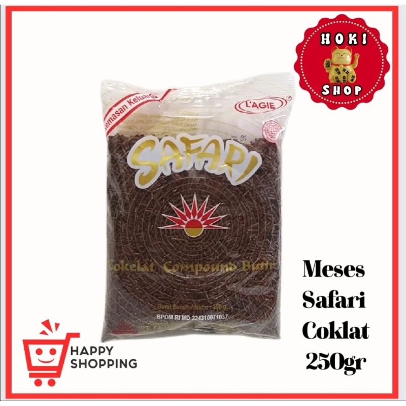 

Meses Safari 250gr / Meses Coklat Safari / Safari Meses Coklat