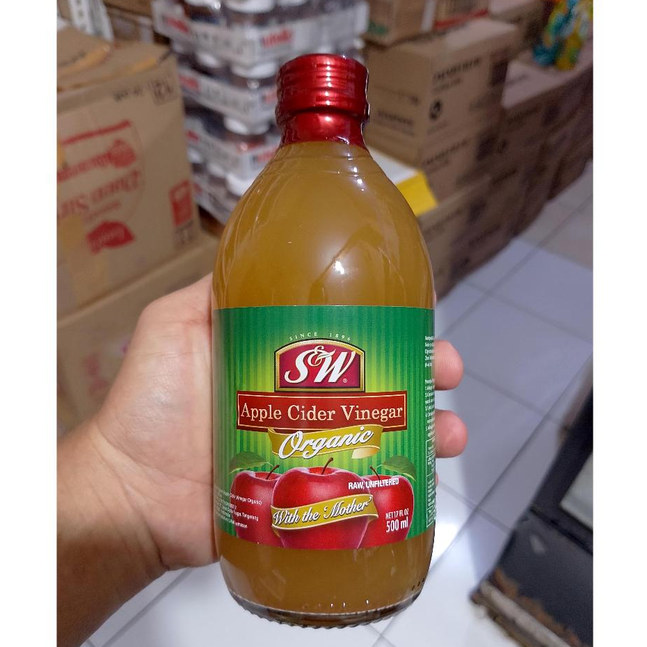 

500ml SW APPLE CIDER VINEGAR (Cuka Apel) Organic