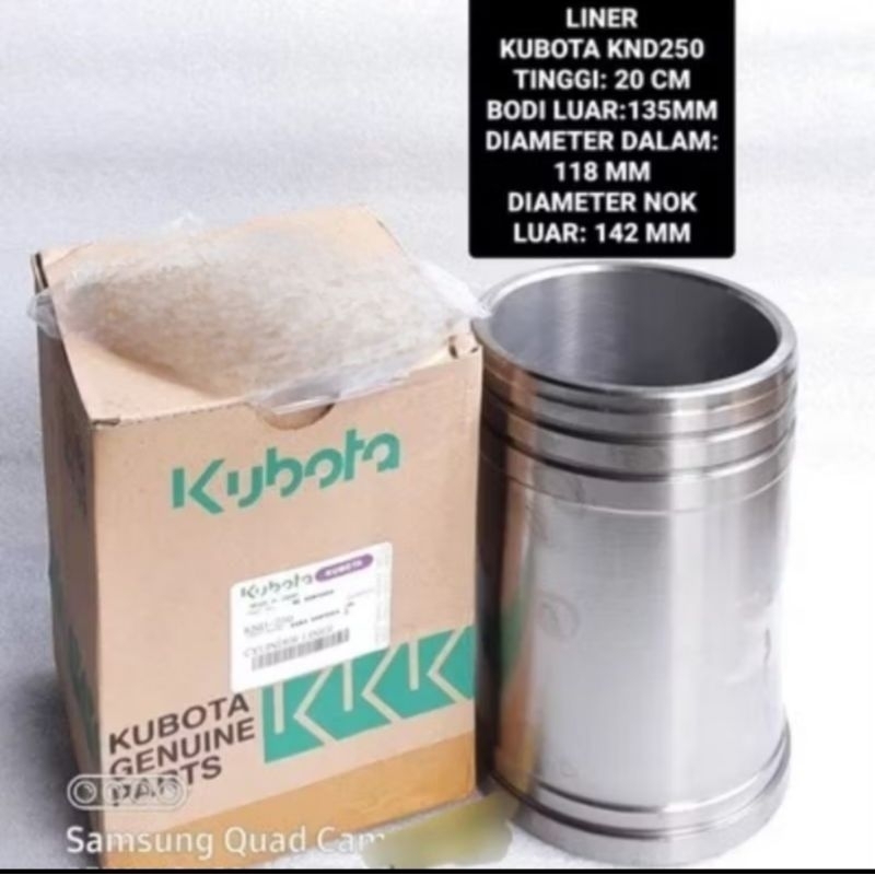 Boring Cylinder Liner Kubota KND250