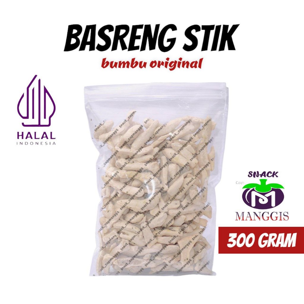 

Basreng Stik 300 Gram Bumbu Original Daun Jeruk / Baso Goreng Viral / MANGGISRAYA / Gurih Nikmat