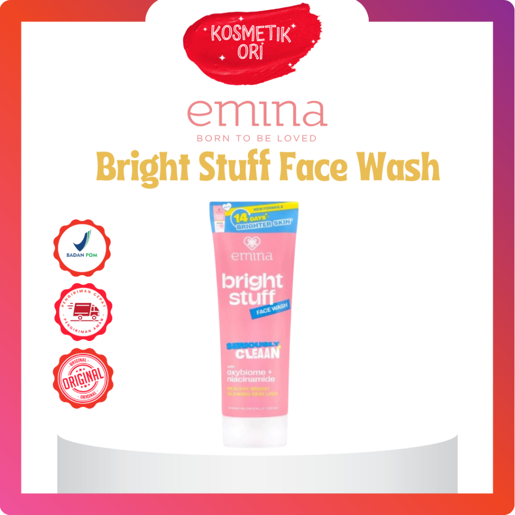 EMINA Bright Stuff Face Wash -Sabun Muka 100Ml