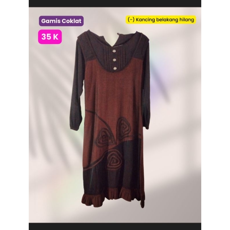Gamis coklat