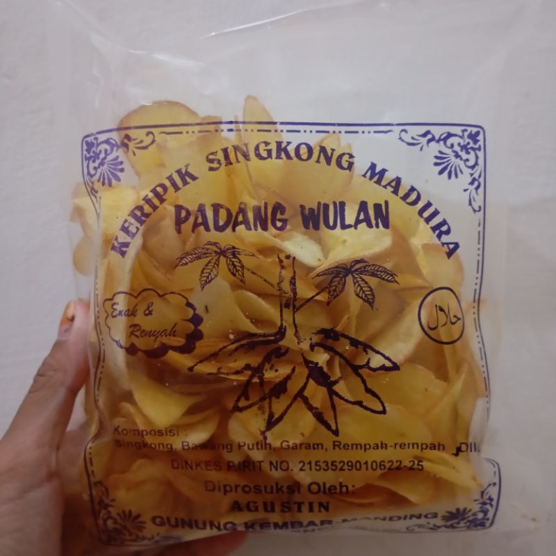 

KERIPIK SINGKONG 160GR - CEMILAN GURIH DAN RENYAH - OLEH OLEH MADURA