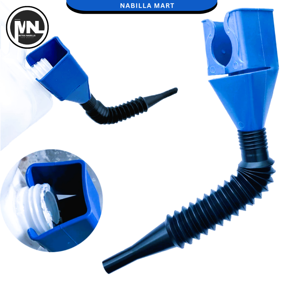 CORONG OLI MESIN fleksibel teleskopik lipat - corong oli mesin