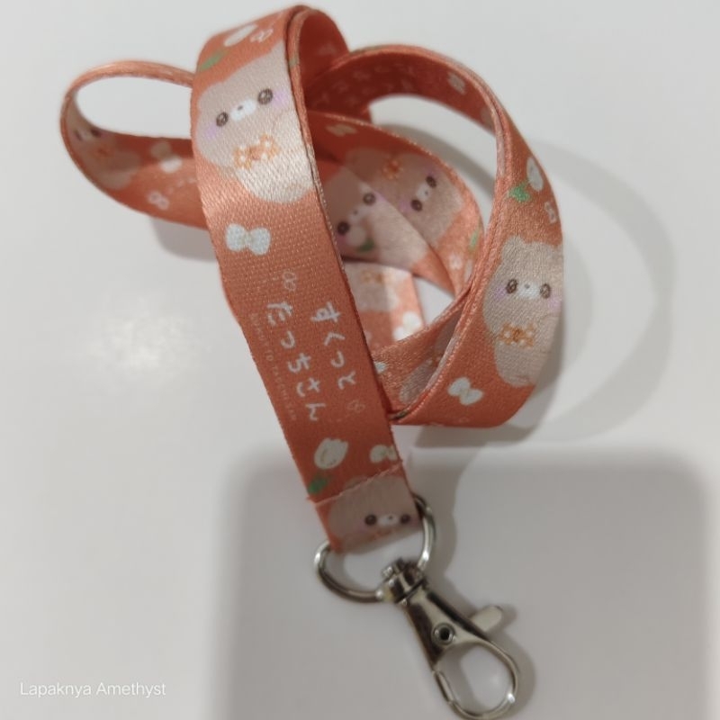 

yell sukutto tacchisan strap lanyard gachapon (hanya tali)