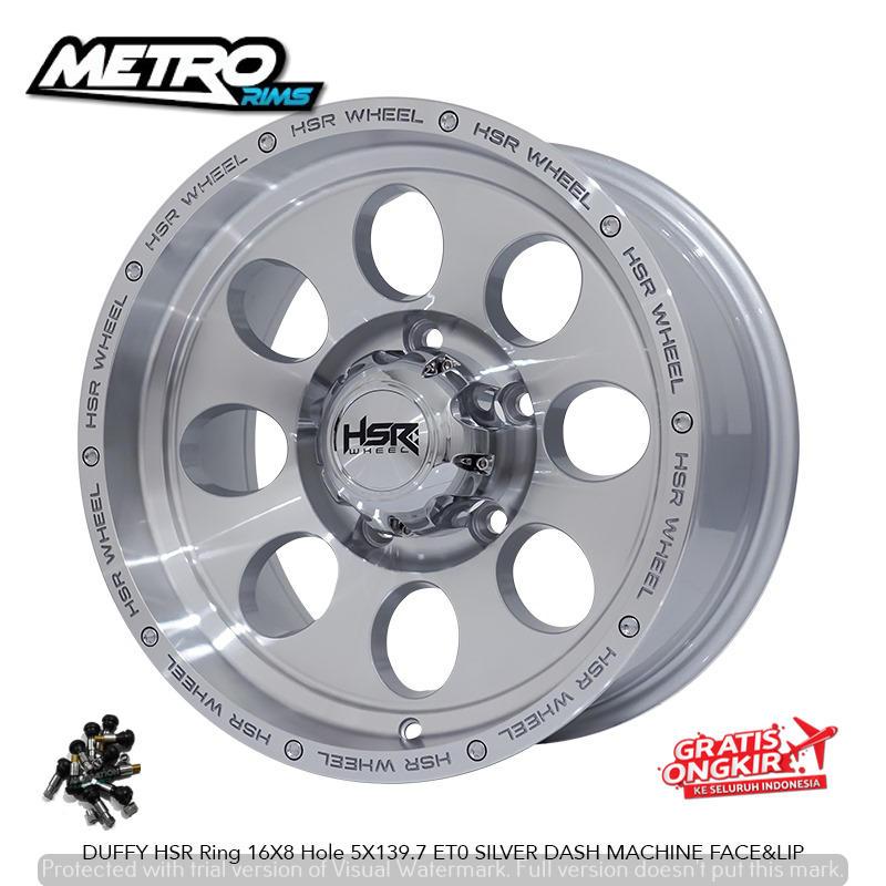 VELG RACING SEMI OFFROAD GANTENG RING 16 MOBIL JIMNY JB64 74 TAFT ESCUDO HSR DUFFY R16X8 TOKO VELG