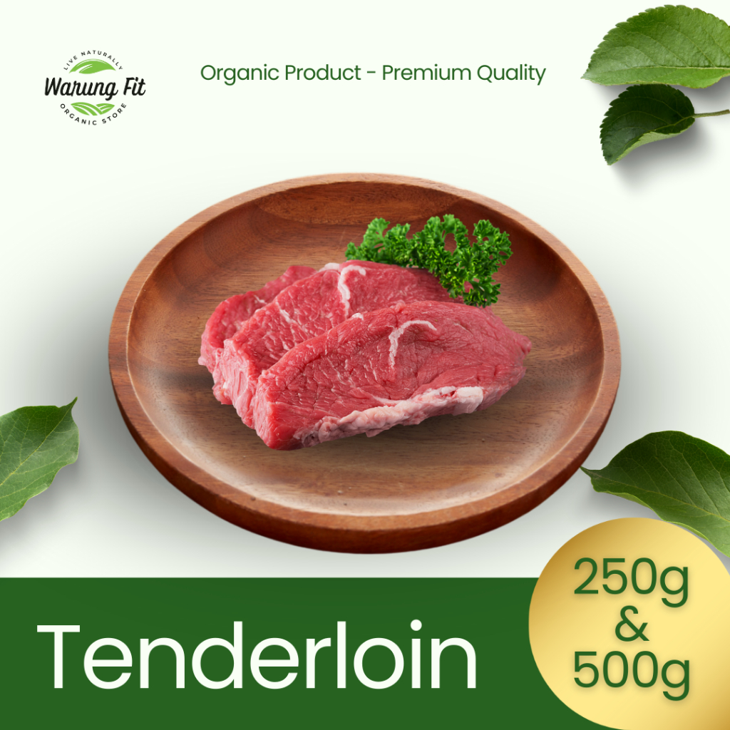 

Daging Sapi Tenderloin (Has Dalam) Organik Wahyu Beef-Daging Sapi Organik Wahyu Beef-Grass Fed Beef