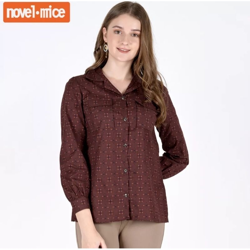 Kemeja Coklat Le'Rosetz