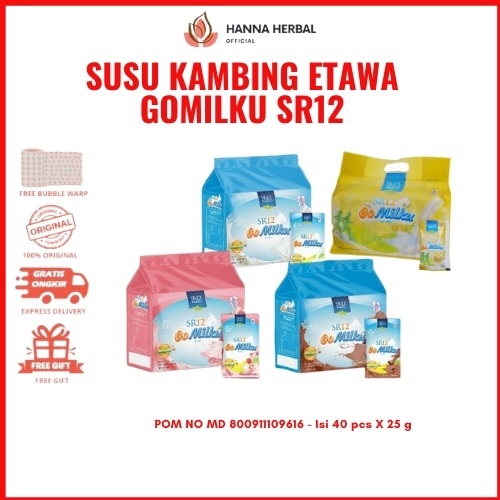 

SUSU KAMBING ETAWA SR12, GOMILKU SR12 UNTUK TULANG, ASAM URAT, DARAH TINGGI, NYERI SENDI, KEMASAN SACHET
