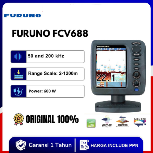 Furuno Fishfinder FCV688 FCV 688 FCV-688 FF FCV 688 Garansi Resmi Ori