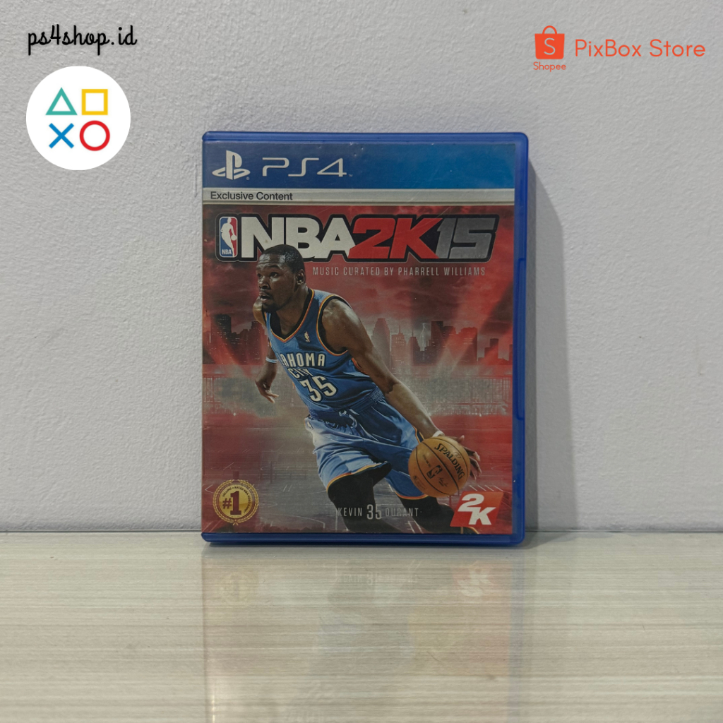 BD KASET NBA 2K15 PS4 SECOND BEKAS GAME BASKET THE ONLY ONE MUSIM 2015 DENGAN STAR KEVIN DURRANT NBA