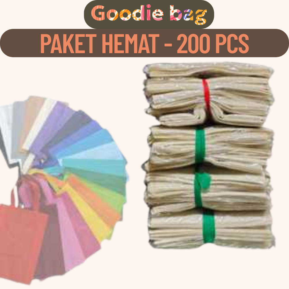 

(PAKET HEMAT 200-PCS) Tas Hls Box dus 20x20 Tas Spunbond Tas box nasi DLL