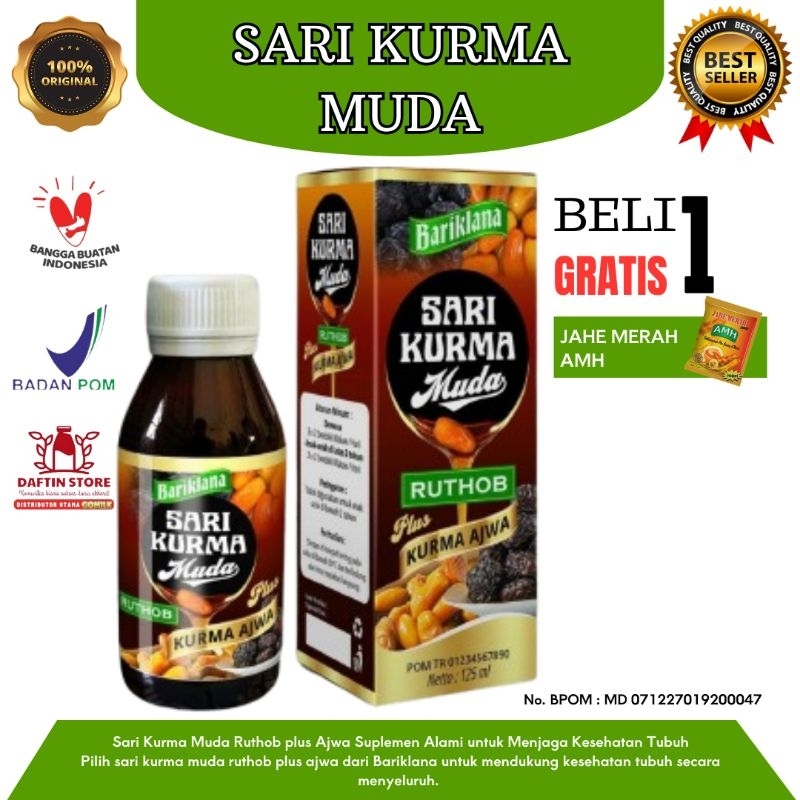 

SARI KURMA MUDA RUTHOB DAN KURMA AJWA | KURMA PENAMBAH NAFSU MAKAN