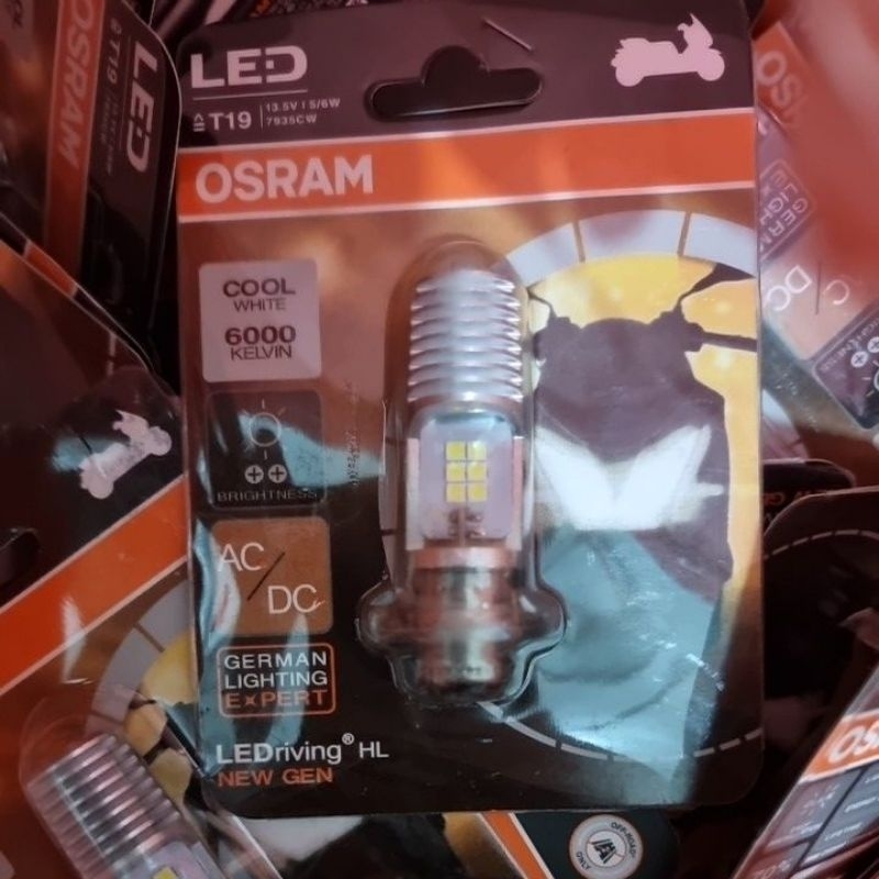 Bohlam Lampu Depan LED T19 Putih Motor Bebek Matic Beat Vario Scoopy Spacy Mio Supra X