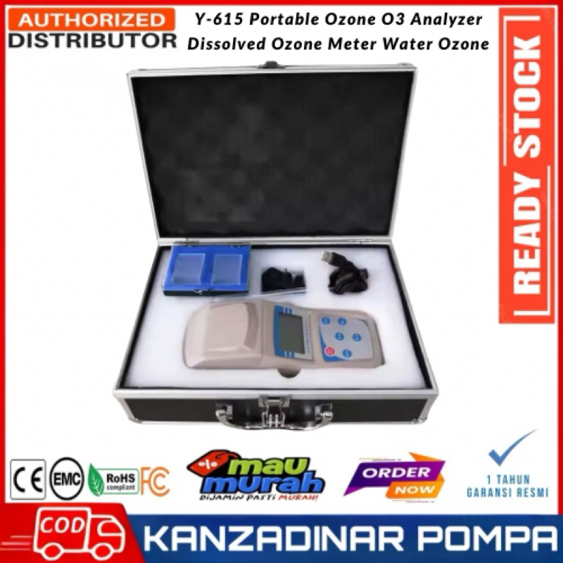Y-615 Portable Ozone O3 Analyzer Dissolved Ozone Meter Water Ozone Y615 Ozon O