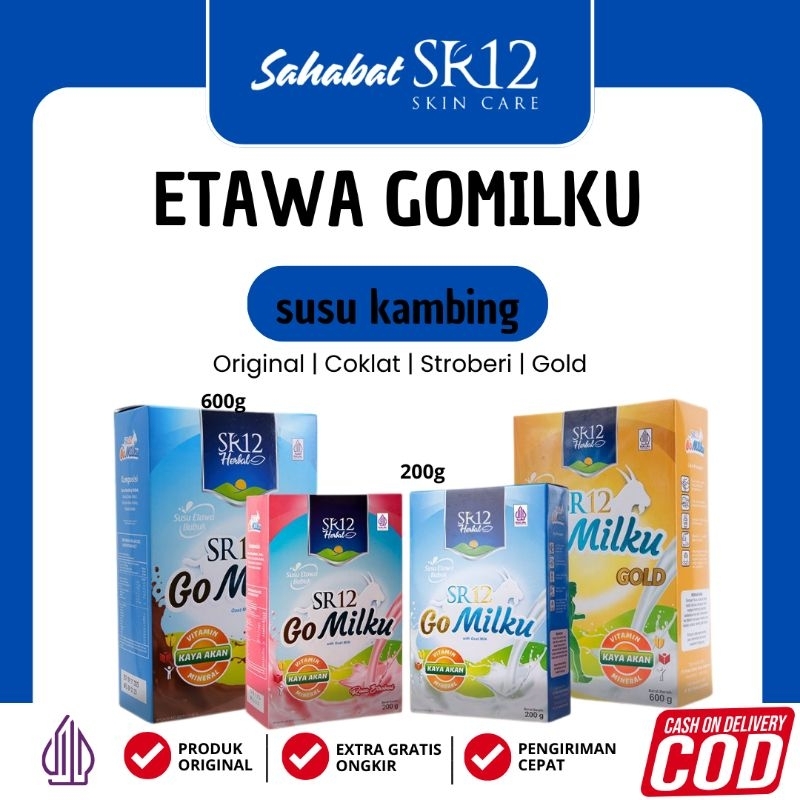 

Sr12 Gomilku Go Milku susu kambing etawa terbaik tidak bau amis enak kecerdasan anak imun booster tulang asam lambung