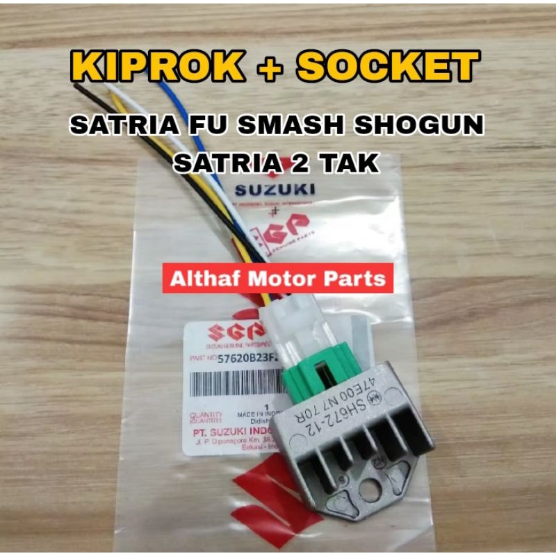 Kiprok Regulator Plus Socket Kiprok Satria Fu 150 Smash Shogun 110 Shogun 125 Kiprok Satria 2 Tak Sa