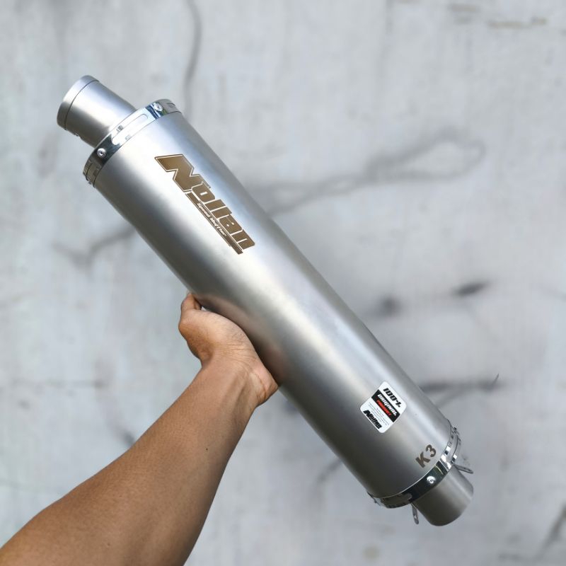 Nollan K3 Silincer knalpot Racing Inlet 50mm Original