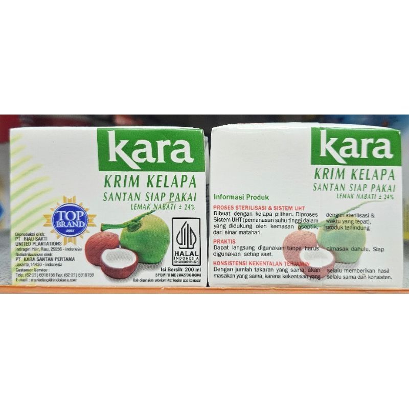 

kara krim kalapa kelapa 200ml