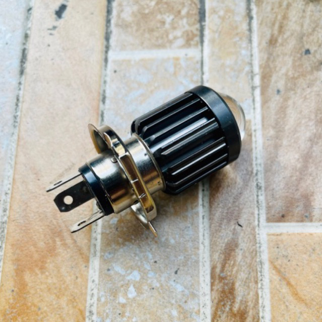 bohlam bolam lampu H4 LED 12 volt dua warna PUTIH dan PUTIH AC DC vespa excel