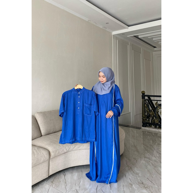 Baju couple lebaran baju couple muslim baju sarimbit keluarga gamis couple hitam baju koko couple 5