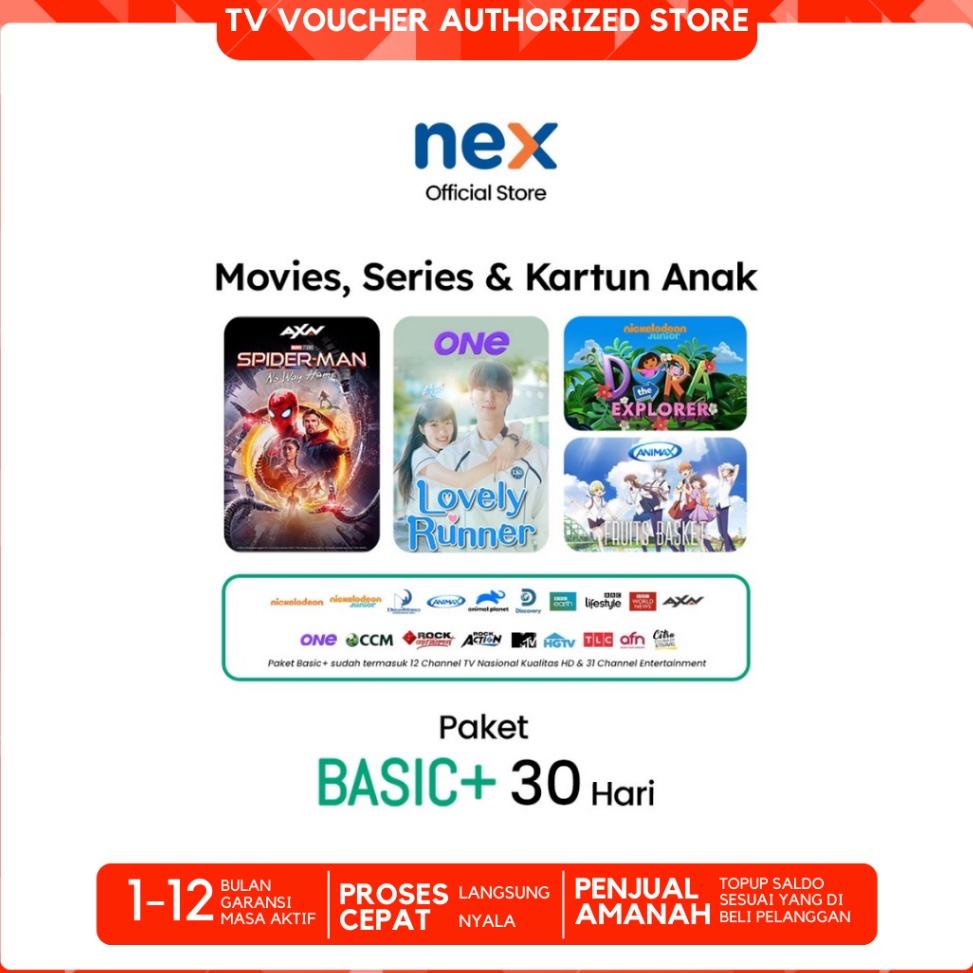 55MENARIK Promo Basic Paket Basic 11 Matrix Garuda Nex Parabola