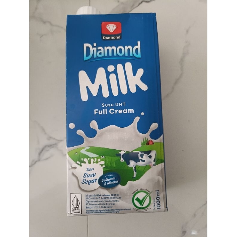 

Susu UHT Diamond Milk kemasan 1000m