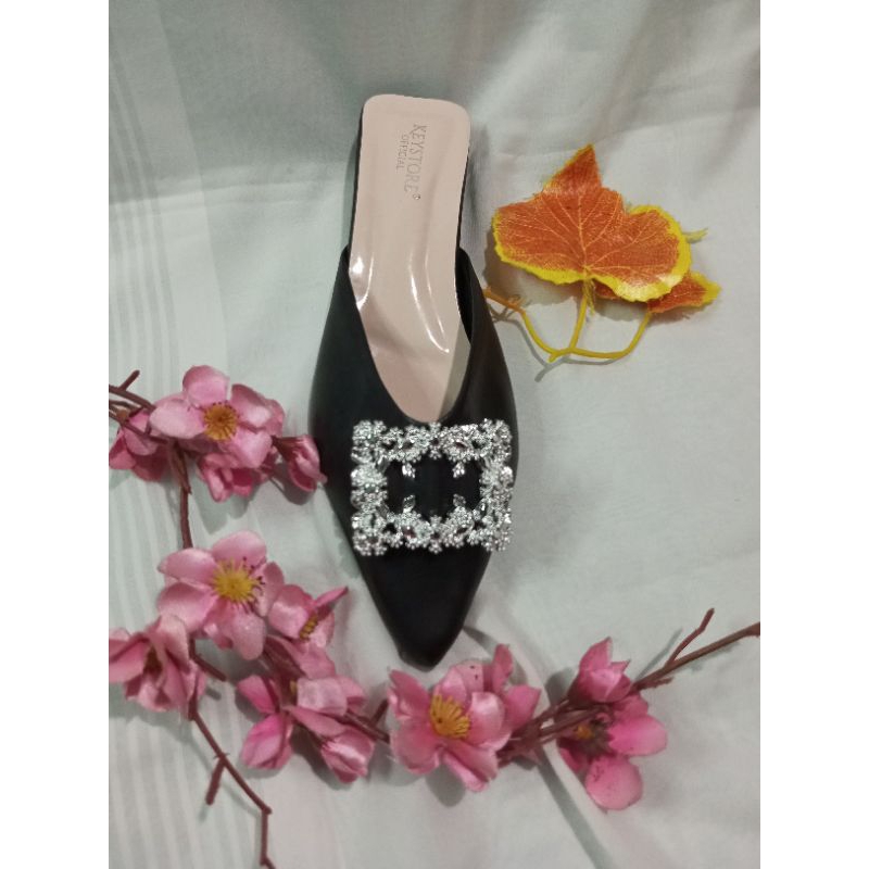 sepatu selop wanita ukuran jumbo size ukuran jumbo 45-37