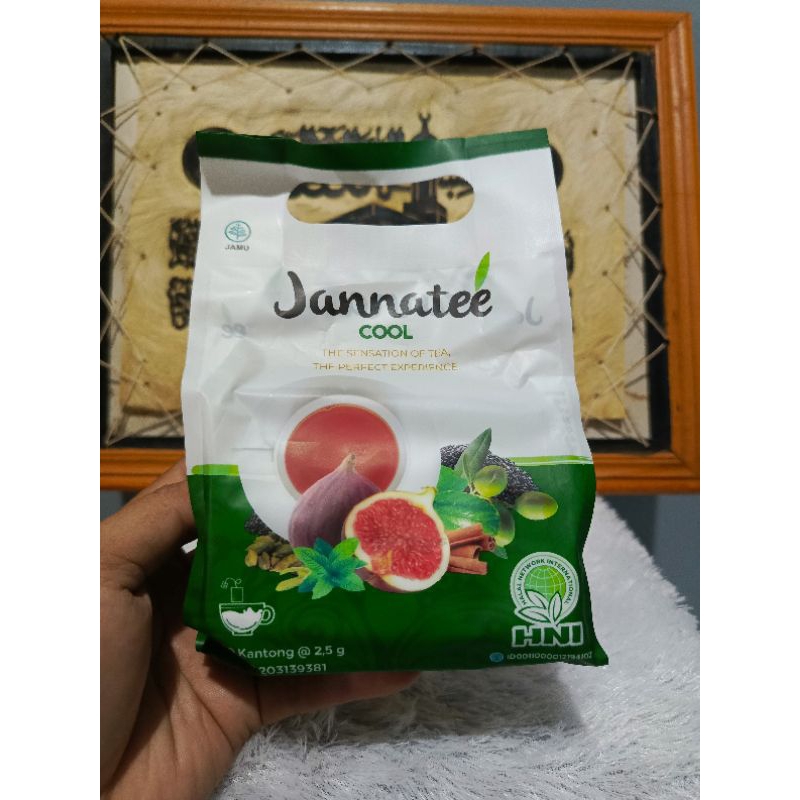 

Janna Tea Cool HNI HPAI teh herbal untuk membuang angin, relaksasi saraf dll.
