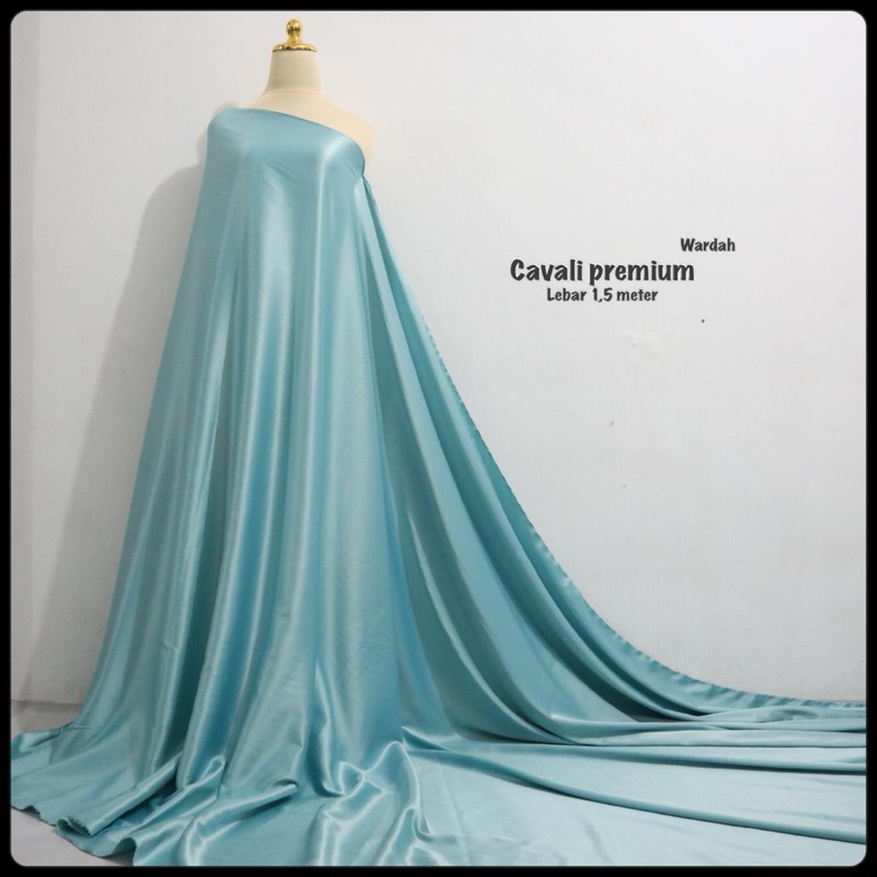 satin cavali/kain polos/kain satin