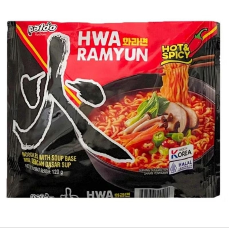 

Paldo Hwa Ramyun Mie Instan Pedas 120gr
