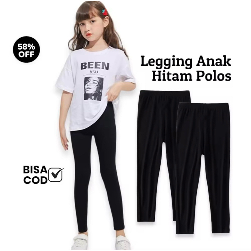 celana leging polos anal perempuan//celana ketat anak//celana dalam panjang anak//dalaman seragam se