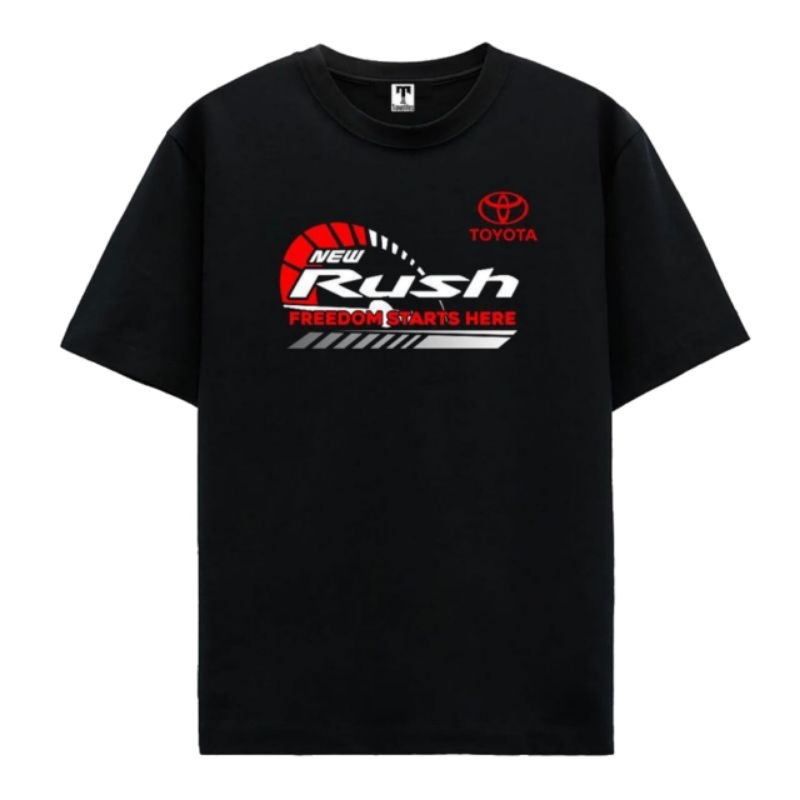 KAOS TOYOTA NEW RUSH FREEDOM STARTS HERE LOGO SPONSOR