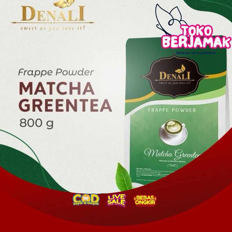 

Powder Denali Matcha 800gr / Powder Minuman Cafe