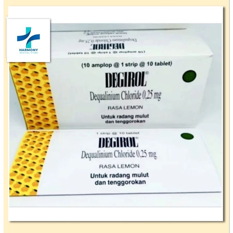 DEGIROL Tablet Hisap Untuk Radang Tenggorokan/Radang Gusi/ Sariawan