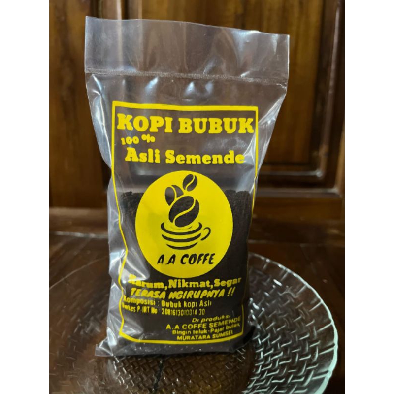 

Kopi bubuk Robusta murni asli khas Semendo 500 gram