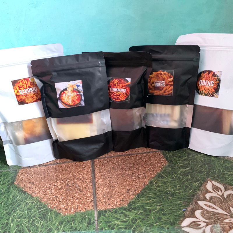 

Paket toppoki topoki odeng mozarela raboki makanan korea cheese topoki sauce halal termurah.