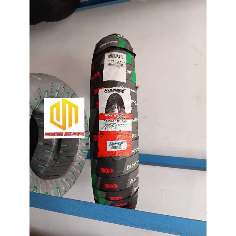 (FREE PENTIL) BAN TUBLESS KINGLAND 100/80-17 ban motor sport bebek vixion ninja supra cbr