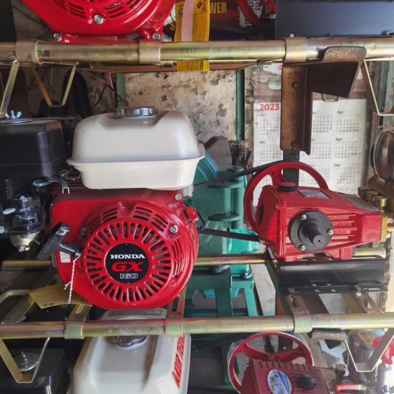 paket mesin cuci steam Engine Honda GX 160  SANCHIN SCN 20 PAKET SELANG STICK
