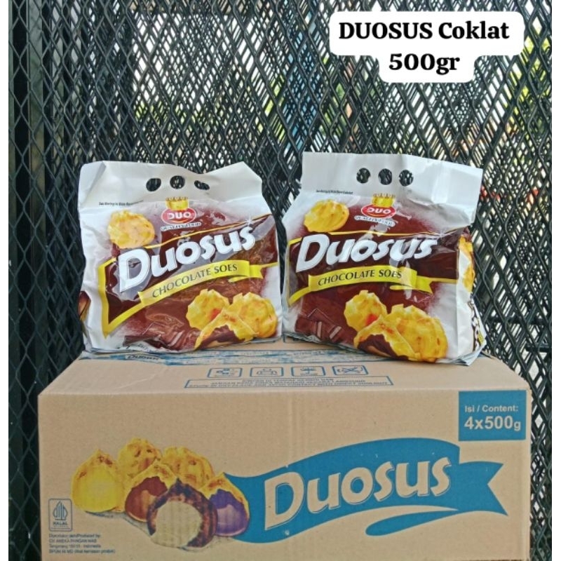 

SNACK ENACK - SOES DUOSUS 500GR COKLAT jajan enak cemilan murah