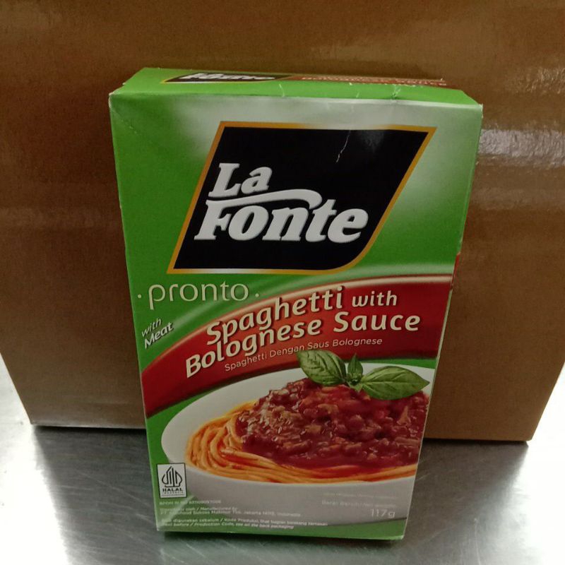 

La Fonte Spaghetti With Saus Bolognese 117gr