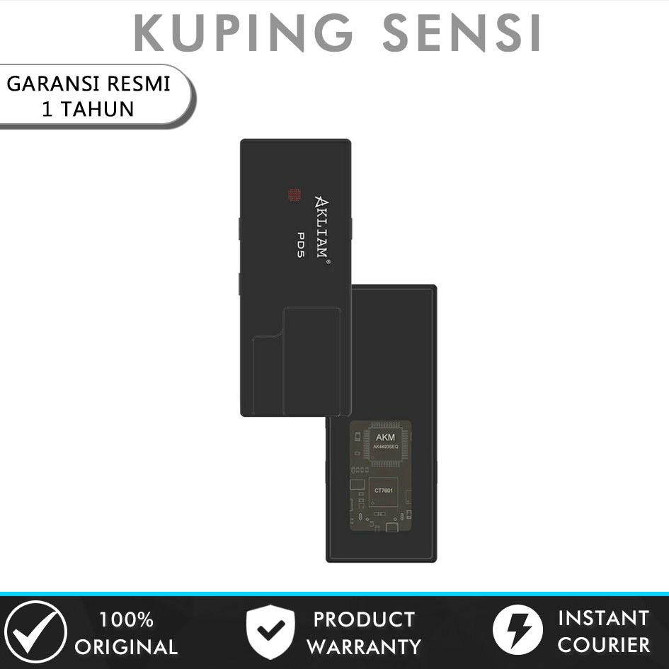 Akliam PD5 AK4493SEQ DAC Chip USB Type C to 3.5mm / 4.4mm Amplifier Adapter