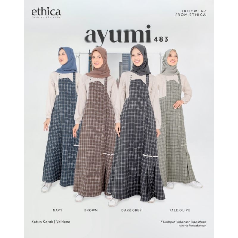 AYUMI 483 GAMIS TERBARU ETHICA SIMPLE DAILY
