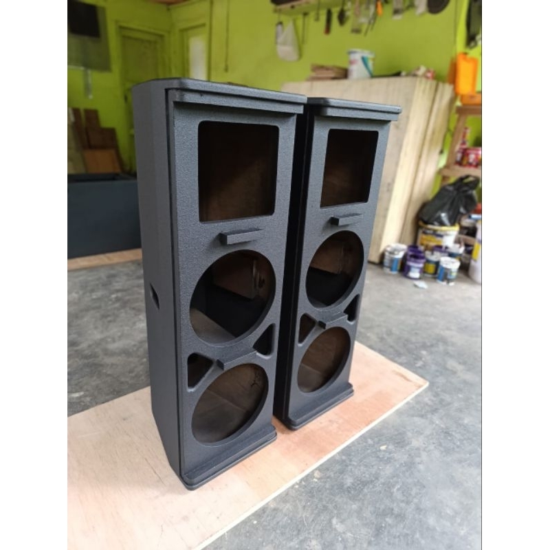 BOX SPEAKER SR 12INCH DOUBLE FULL MERANTI (HARGA UTK 1 UNIT BOX KOSONG)