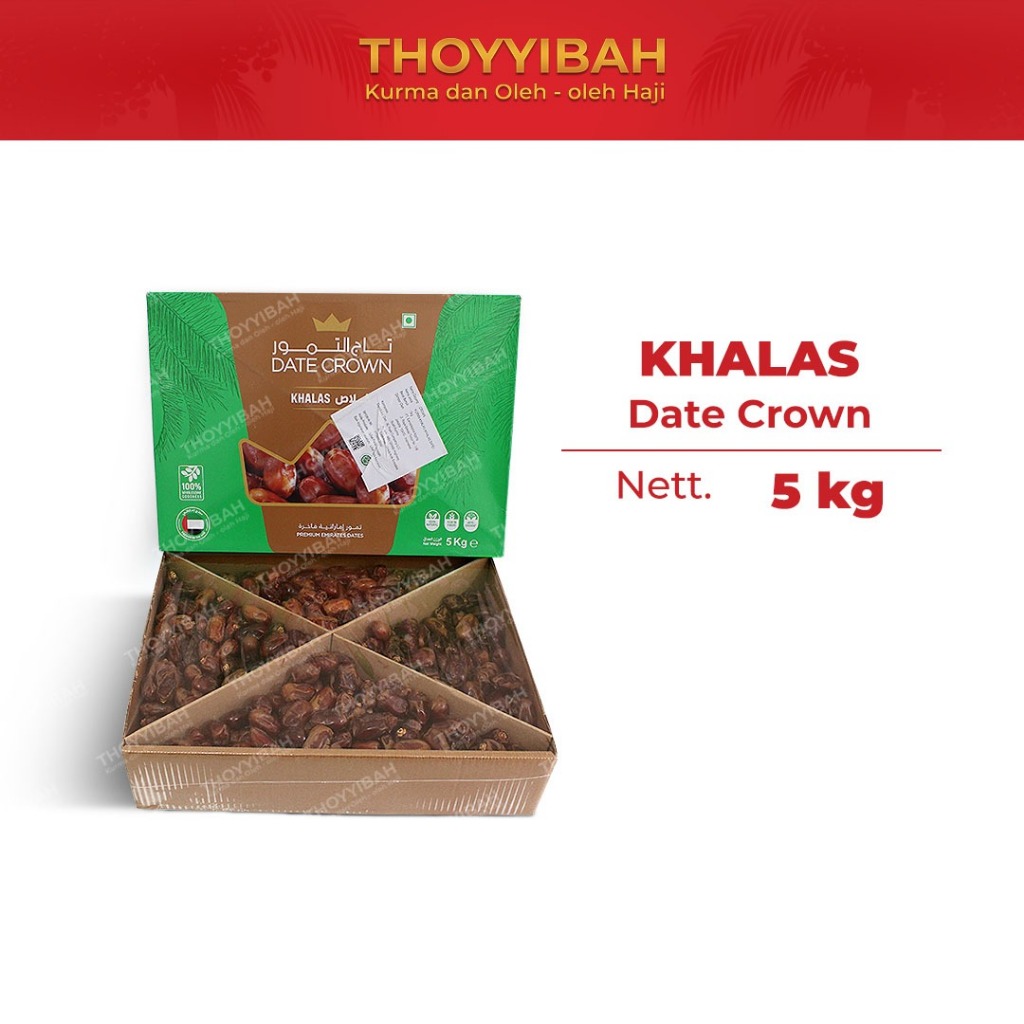 

Kurma Date Crown Khalas 5kg