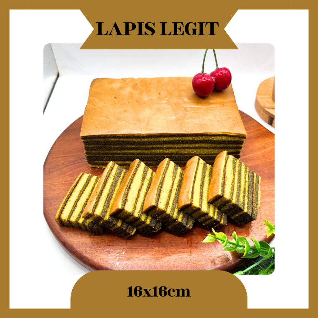 Kue Lapis Legit Spesial Original Ukuran / Lapis Legit