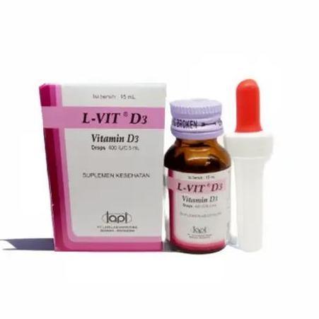 L-Vit D3 Drops  - Vitamin D3 400 IU Drop - Vitamin D3 Bayi & Anak-Anak