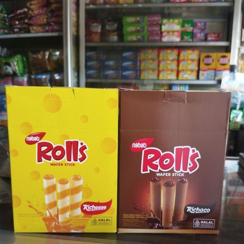 

nabati roll's keju coklat