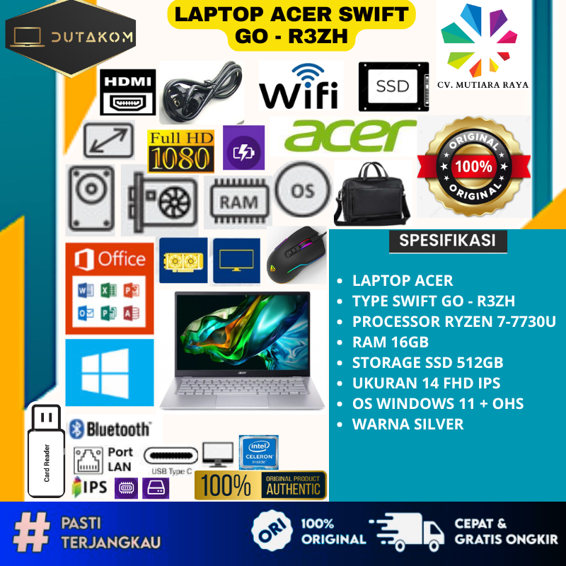 LAPTOP ACER SWIFT GO-R3ZH