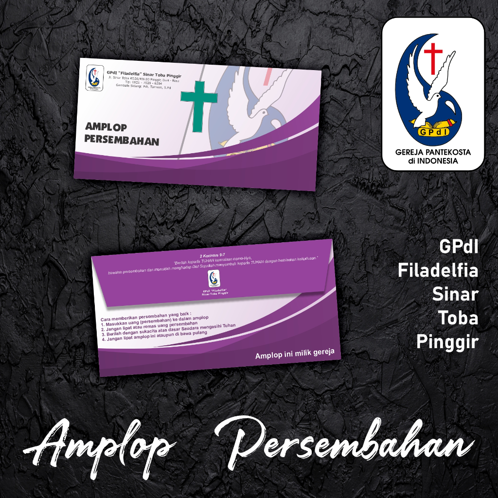 

Amplop persembahan GPdI Filadelfia Sinar Toba Pinggir